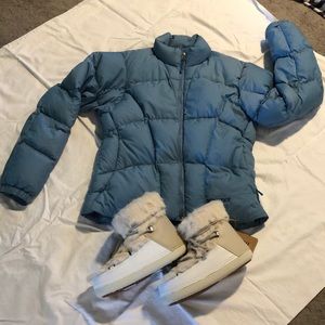 MARMOT Down Puffer Jacket, Medium